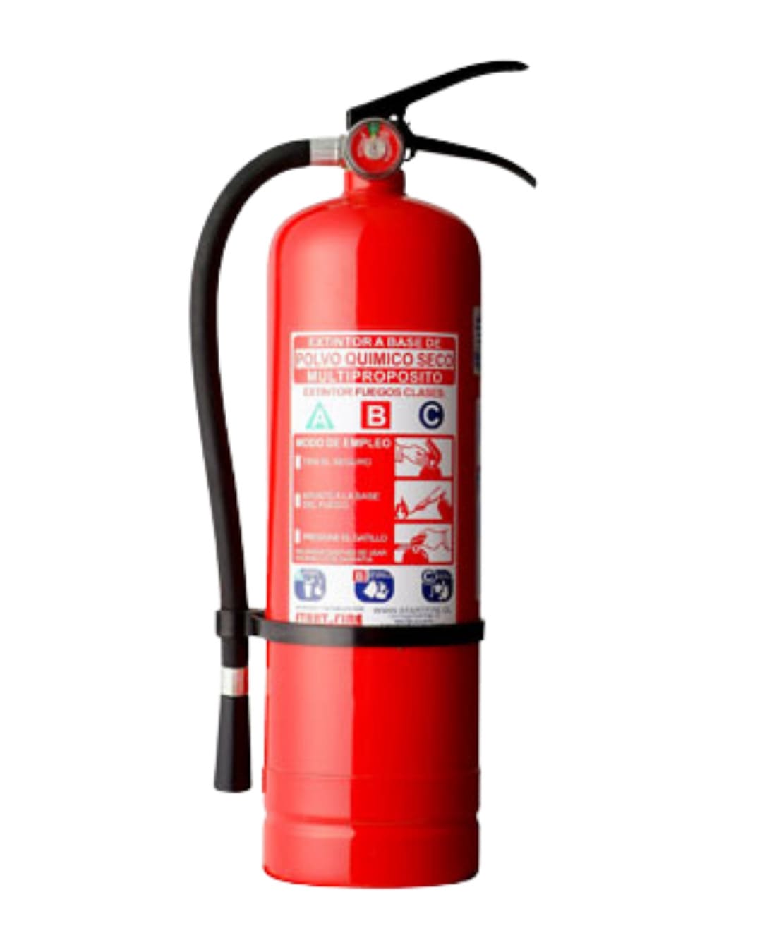 Extintor Portátil de Polvo Químico Seco