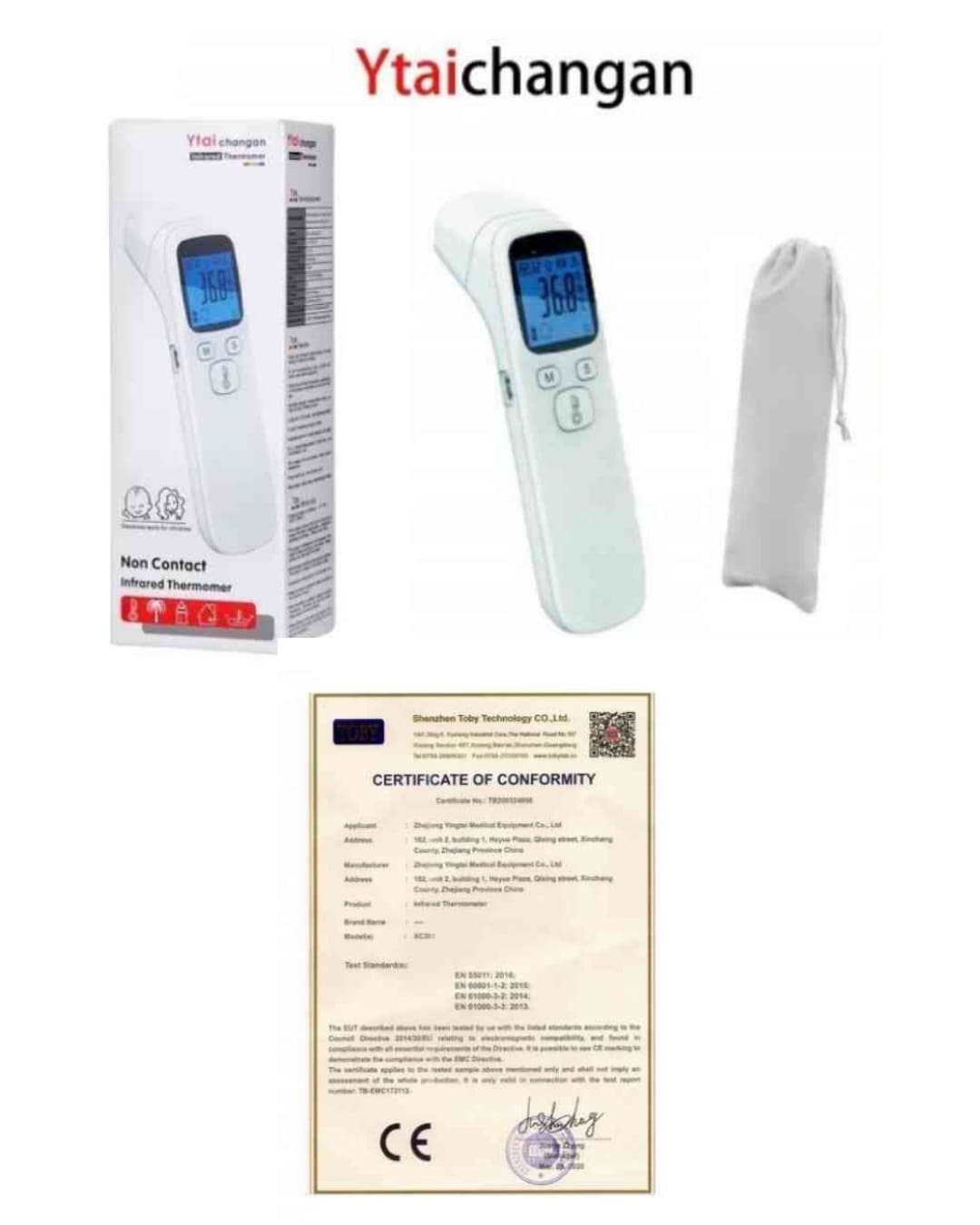 Termómetro Infrarrojo Digital de Alta Precisión